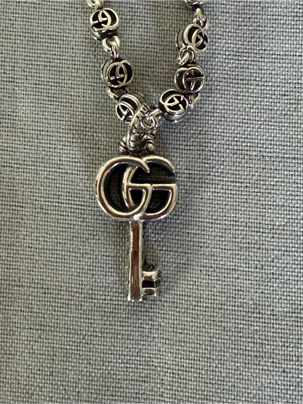 GG Marmont key pendant necklace